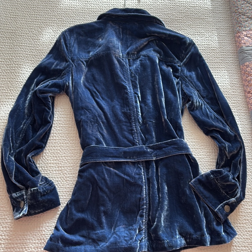 GAP blue velvet jacket - Picture 3 of 3